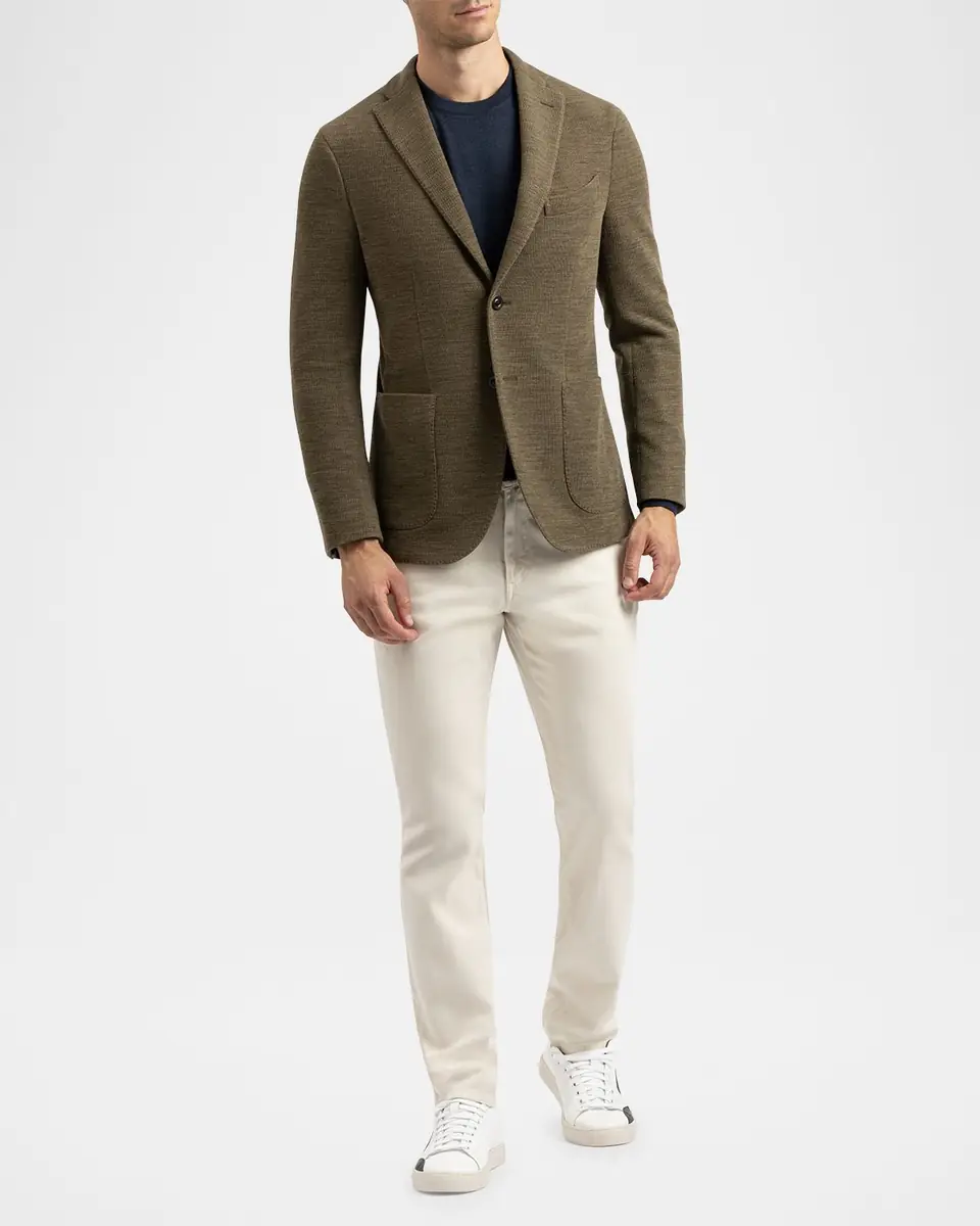 Boglioli Men's Sponge Wool Jacket | Thumbnail 3 Boglioli Men's Sponge Wool Jacket | Thumbnail 3