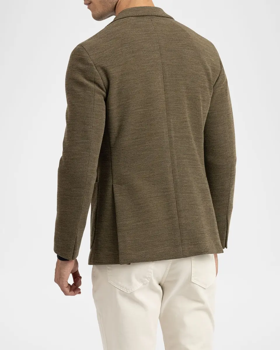 Boglioli Men's Sponge Wool Jacket | Thumbnail 4 Boglioli Men's Sponge Wool Jacket | Thumbnail 4