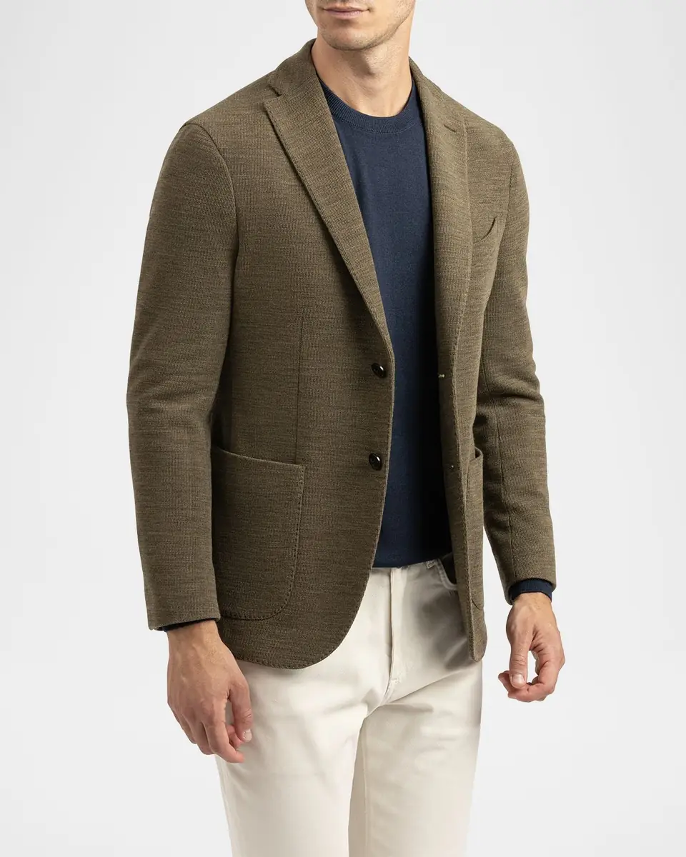 Boglioli Men's Sponge Wool Jacket | Thumbnail 6 Boglioli Men's Sponge Wool Jacket | Thumbnail 6