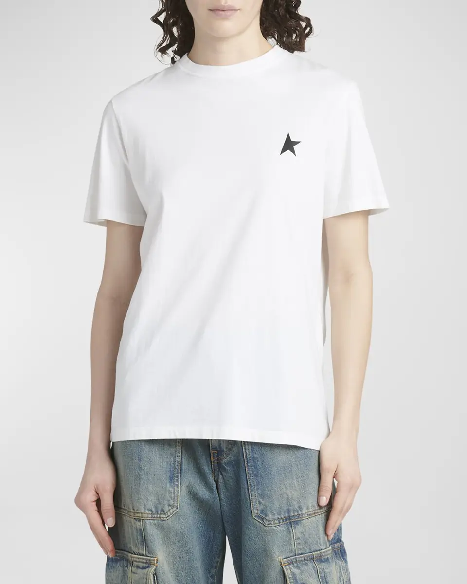 Golden Goose Star Crewneck T-Shirt | Thumbnail 4 Golden Goose Star Crewneck T-Shirt | Thumbnail 4