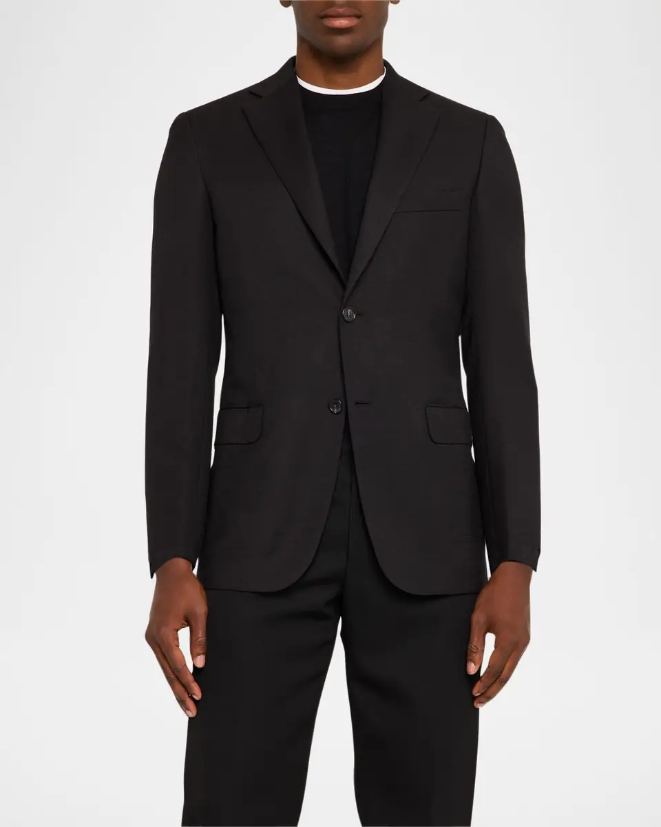 Brioni Men's Textured Wool Blazer | Thumbnail 4