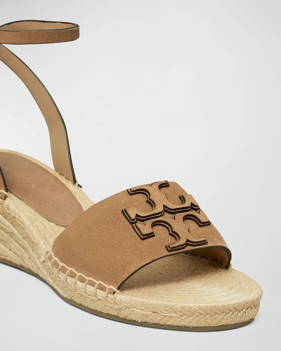 Tory Burch Ines Suede Double T Wedge Espadrilles | Thumbnail 5 Tory Burch Ines Suede Double T Wedge Espadrilles | Thumbnail 5