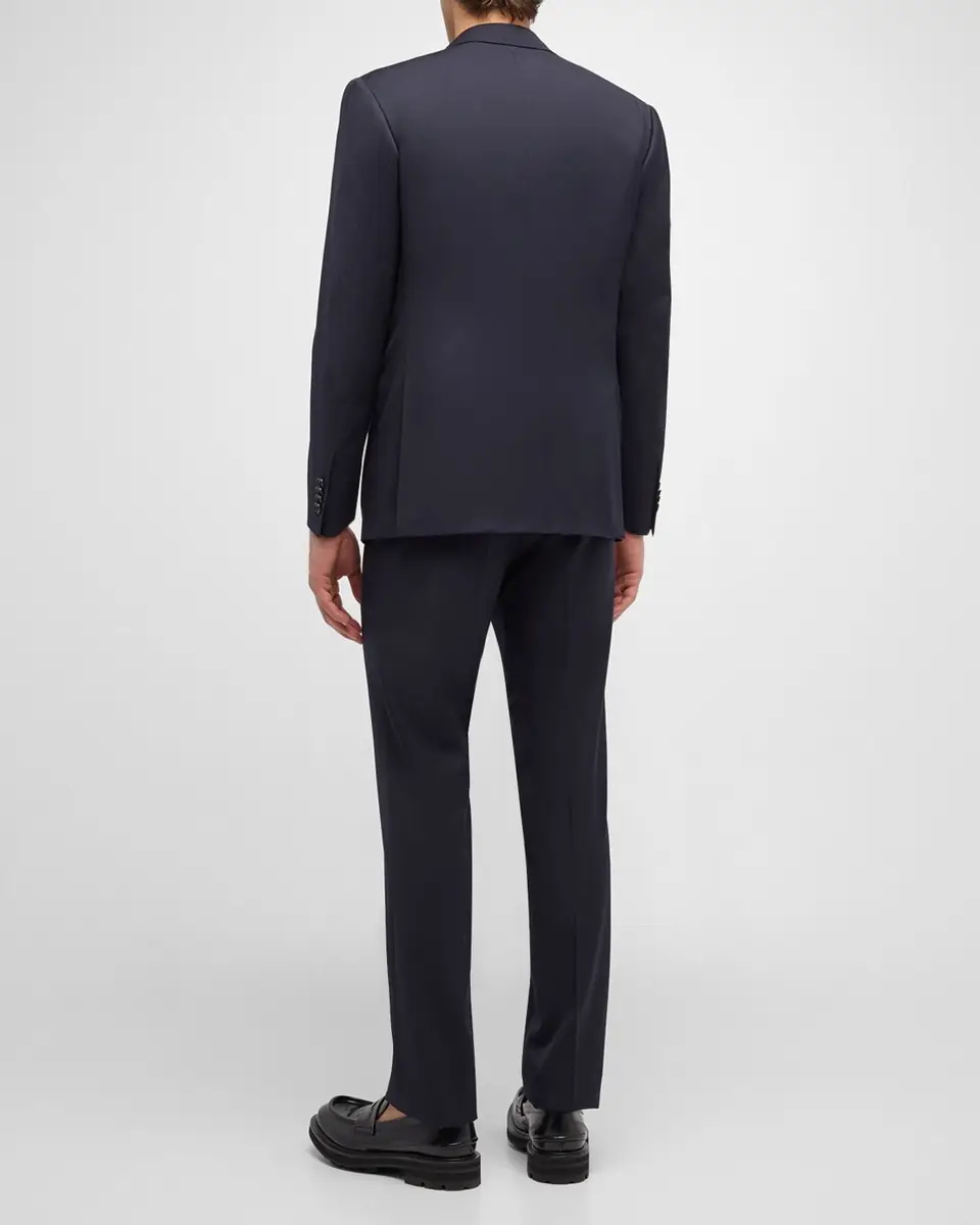CORNELIANI Men's Solid Wool Leader Suit | Thumbnail 3 CORNELIANI Men's Solid Wool Leader Suit | Thumbnail 3
