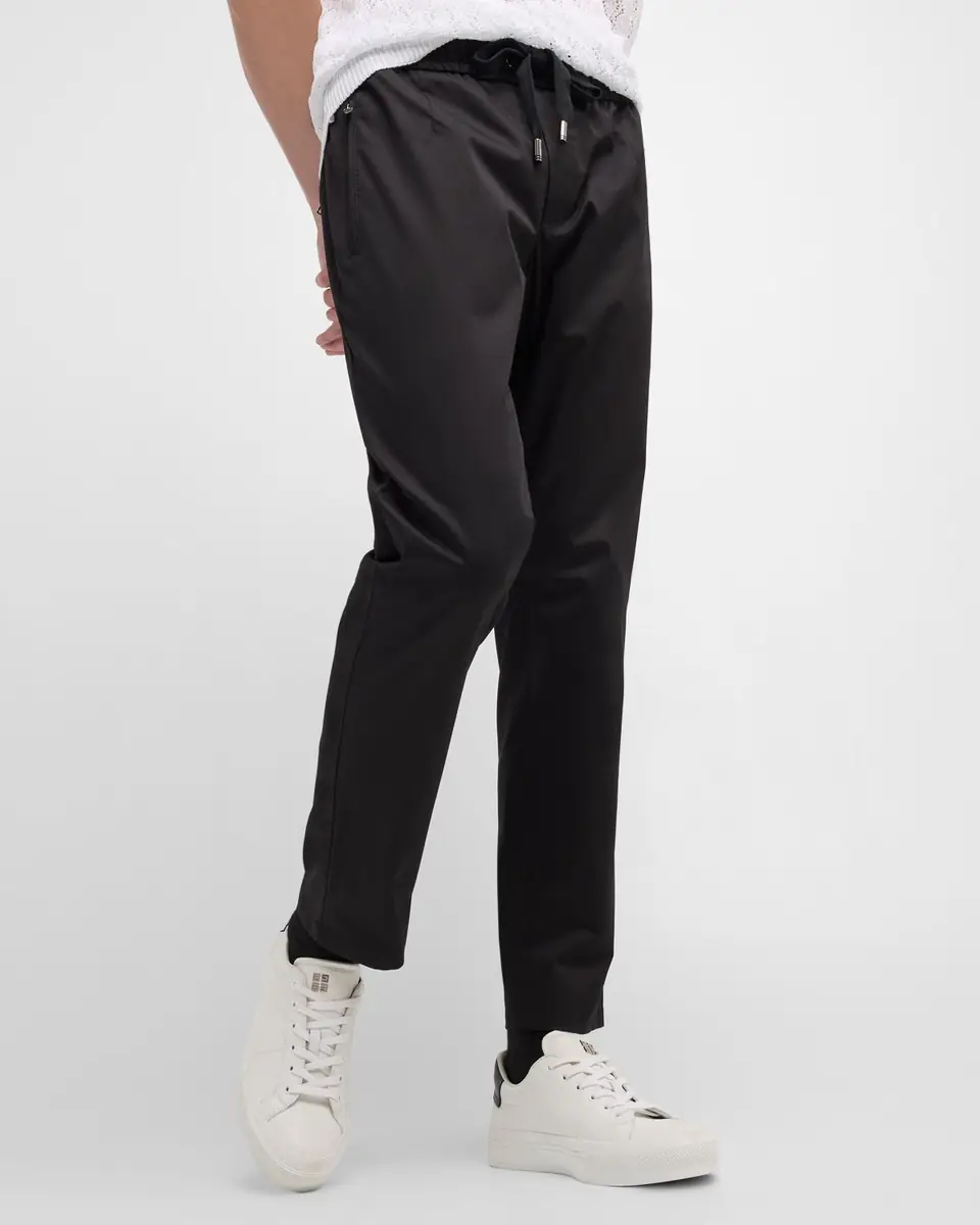 Dolce & Gabbana Men's Stretch Cotton Drawstring Pants | Thumbnail 7