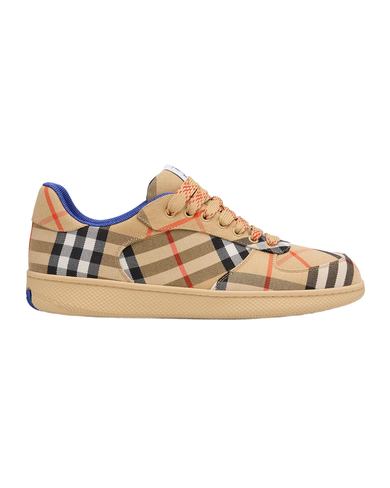 Burberry Men's Check Low-Top Sneakers