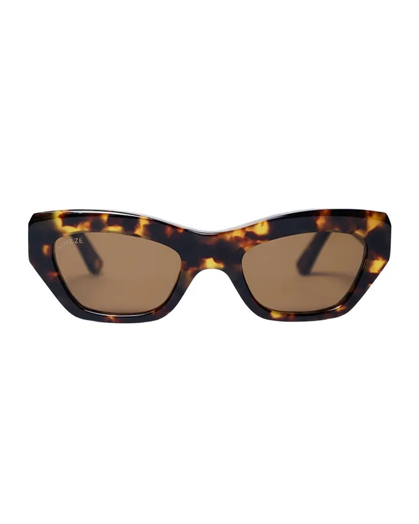 KIMEZE Concept 3 Havana Acetate Cat-Eye Sunglasses | Image 1 KIMEZE Concept 3 Havana Acetate Cat-Eye Sunglasses | Image 1