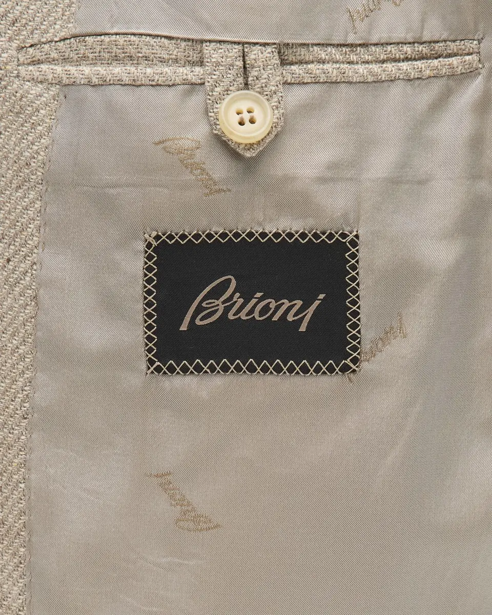 Brioni Men's Melange Twill Blazer | Thumbnail 6 Brioni Men's Melange Twill Blazer | Thumbnail 6