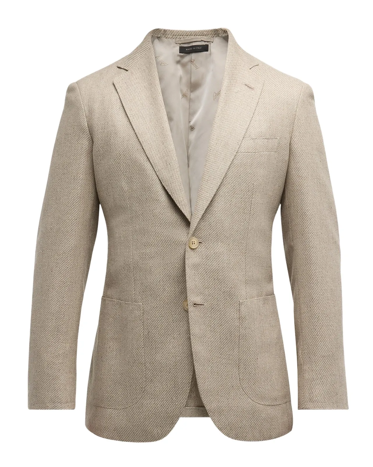 Men's Melange Twill Blazer Men's Melange Twill Blazer