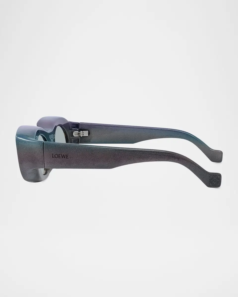 Loewe Men's Holographic Thin Geometric Sunglasses | Thumbnail 3 Loewe Men's Holographic Thin Geometric Sunglasses | Thumbnail 3