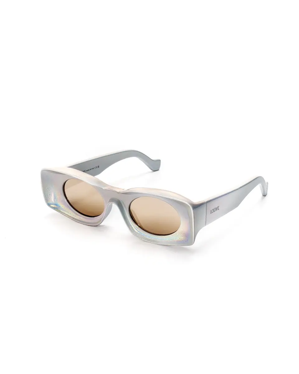 Loewe Men's Holographic Thin Geometric Sunglasses | Thumbnail 4 Loewe Men's Holographic Thin Geometric Sunglasses | Thumbnail 4