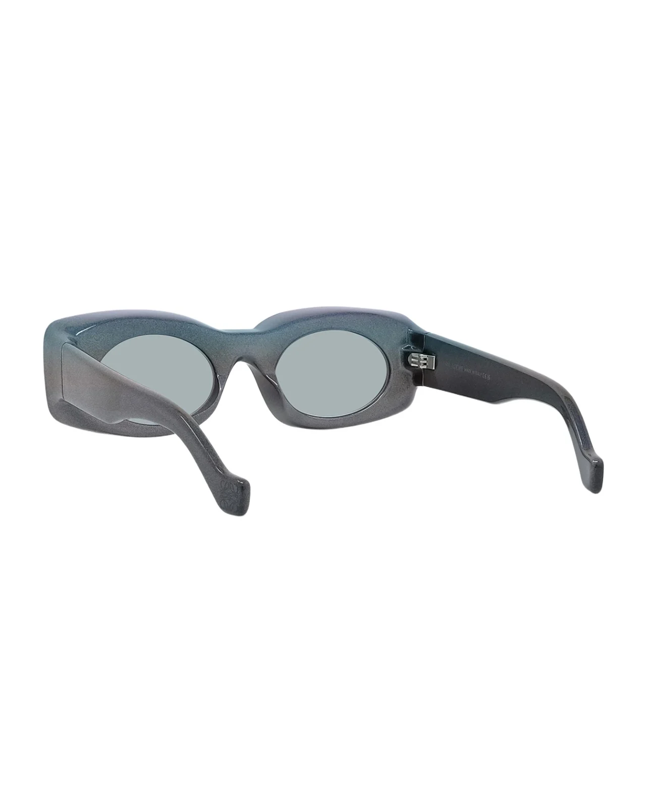 Loewe Men's Holographic Thin Geometric Sunglasses