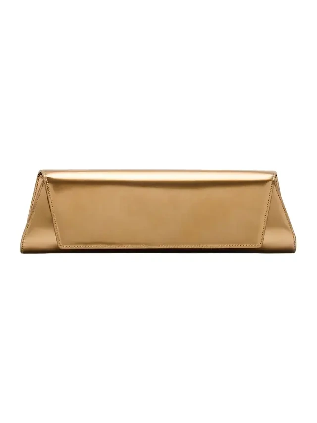 Anouk Small Metallic Leather Clutch Bag Anouk Small Metallic Leather Clutch Bag