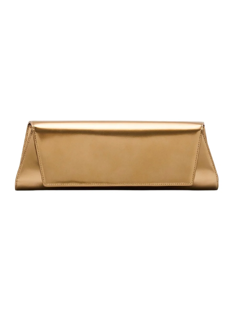 Anouk Small Metallic Leather Clutch Bag Anouk Small Metallic Leather Clutch Bag