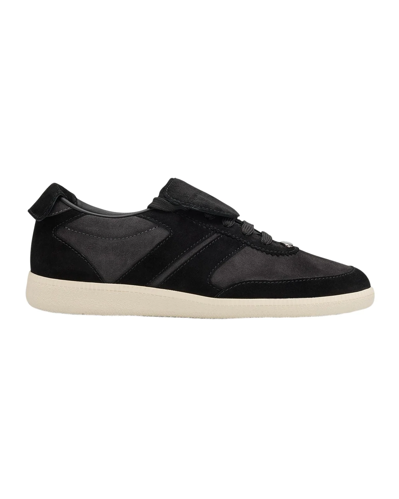 Men's Bicolor Suede Low-Top Sneakers Men's Bicolor Suede Low-Top Sneakers