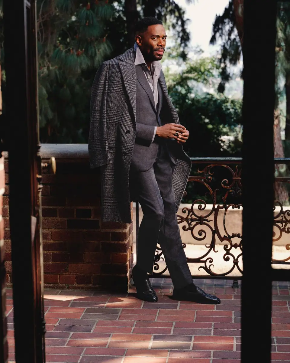Brioni Men's Wool Houndstooth Suit | Thumbnail 4