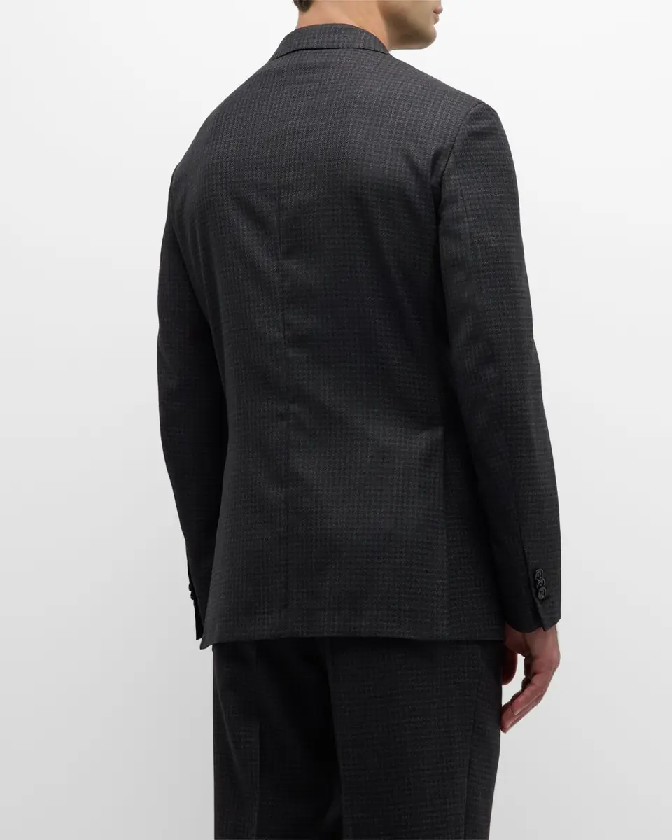 Brioni Men's Wool Houndstooth Suit | Thumbnail 5