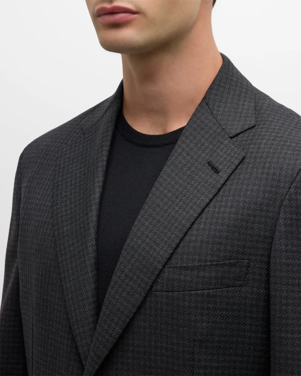 Brioni Men's Wool Houndstooth Suit | Thumbnail 6
