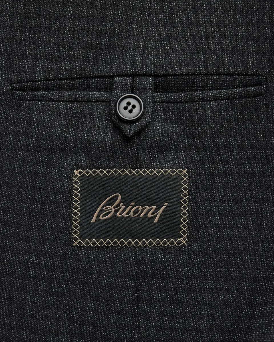 Brioni Men's Wool Houndstooth Suit | Thumbnail 7