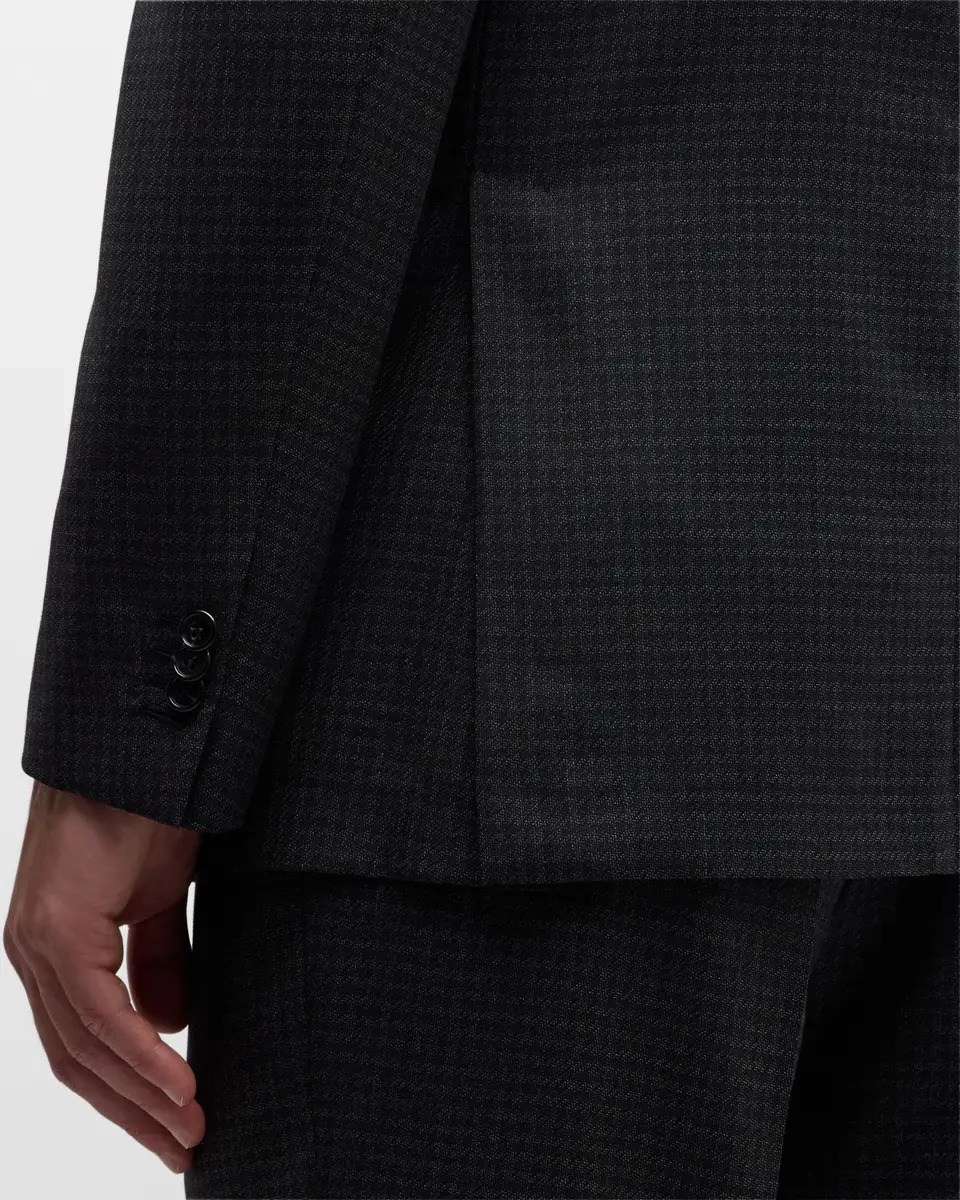 Brioni Men's Wool Houndstooth Suit | Thumbnail 9