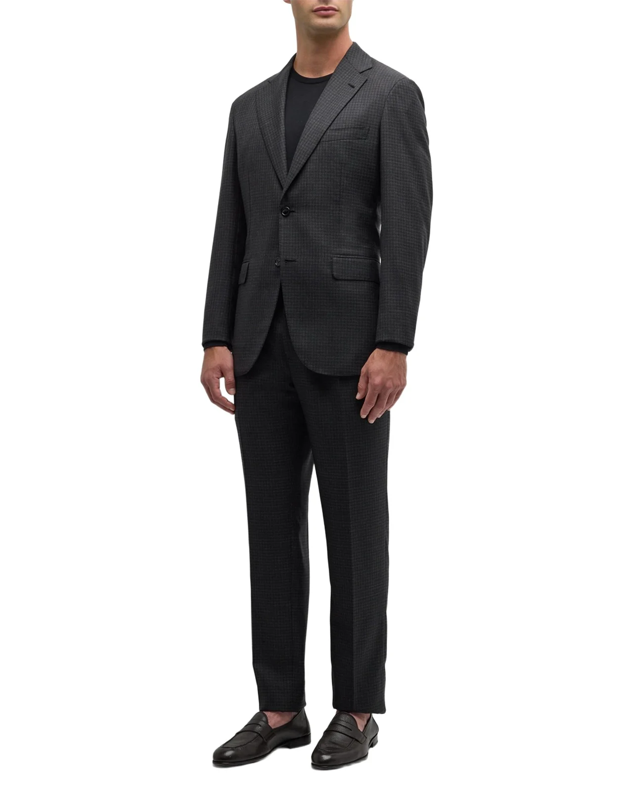Men's Wool Houndstooth Suit