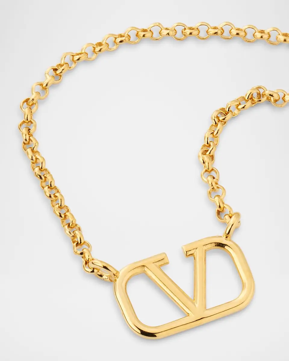Valentino Garavani VLogo Signature Pendant Necklace | Thumbnail 3