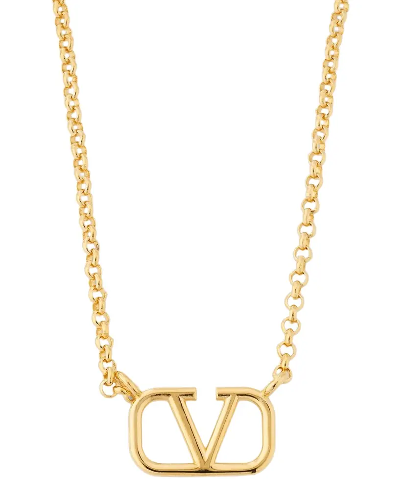 Valentino Garavani VLogo Signature Pendant Necklace | Image 1 Valentino Garavani VLogo Signature Pendant Necklace | Image 1