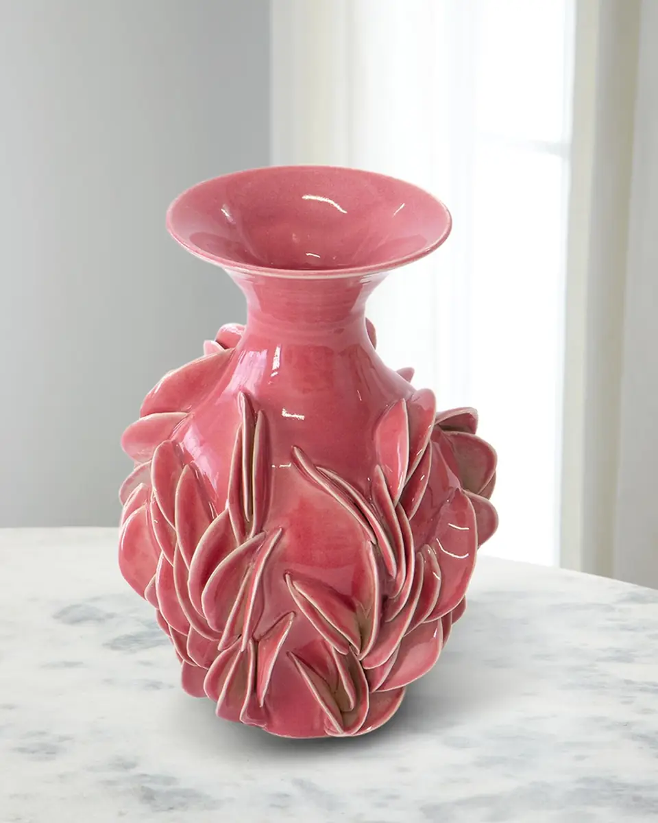 LORENE CAVAGNA CERAMIQUE Nebuleuse Stoneware Vase, 12" | Thumbnail 2