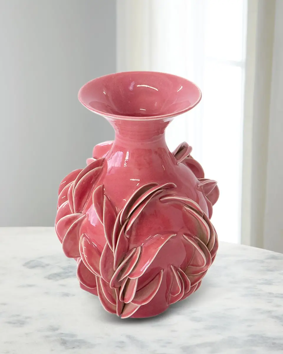 LORENE CAVAGNA CERAMIQUE Nebuleuse Stoneware Vase, 12" | Thumbnail 3