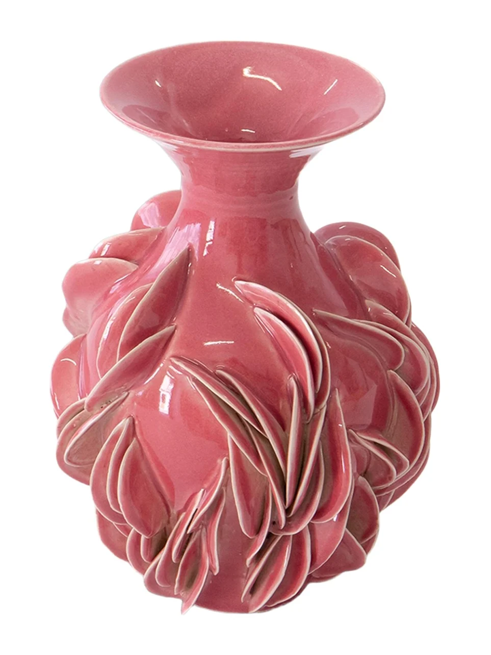 LORENE CAVAGNA CERAMIQUE Nebuleuse Stoneware Vase, 12"