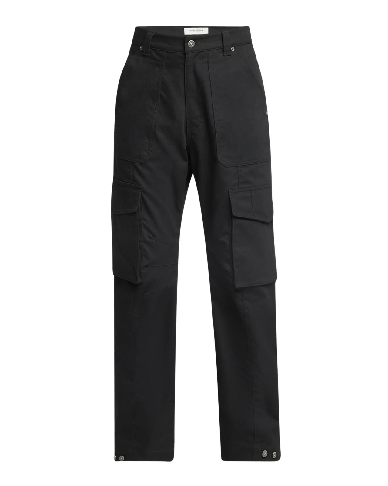 Men's Golden Cotton Cargo Pants