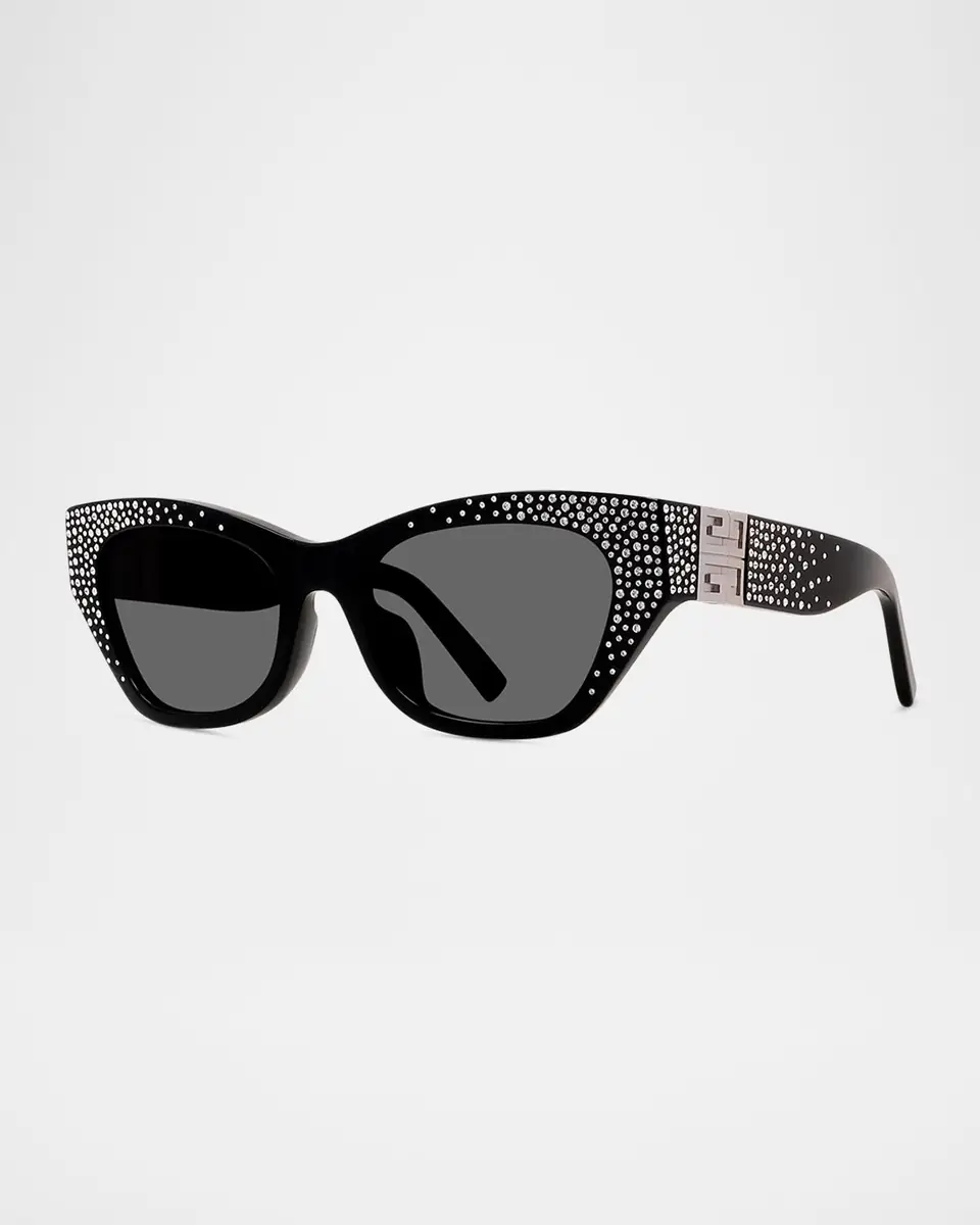 Givenchy GV4019ISW Embellished Acetate Cat-Eye Sunglasses | Thumbnail 2