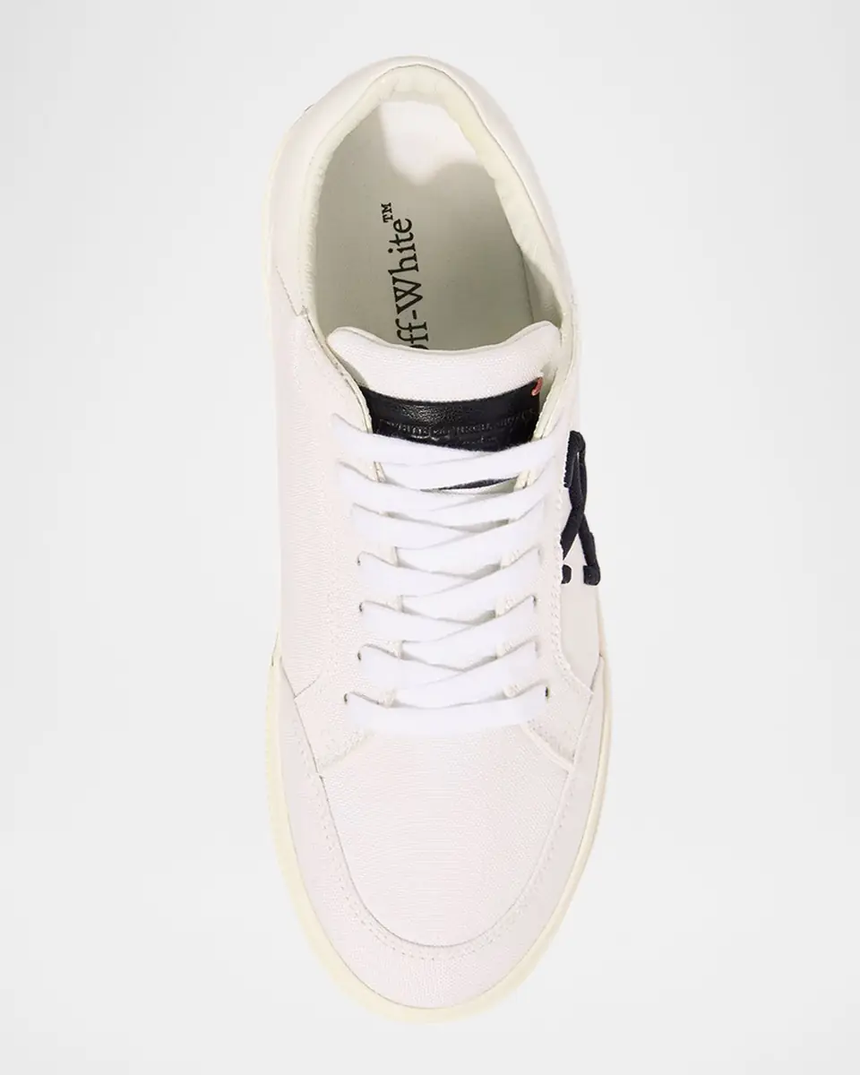 Off-White Vulcanized Canvas Bicolor Low-Top Sneakers | Thumbnail 6 Off-White Vulcanized Canvas Bicolor Low-Top Sneakers | Thumbnail 6