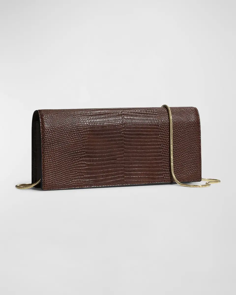 ALEXIS BITTAR Twisted Lizard-Embossed Leather Clutch Bag | Thumbnail 5 ALEXIS BITTAR Twisted Lizard-Embossed Leather Clutch Bag | Thumbnail 5