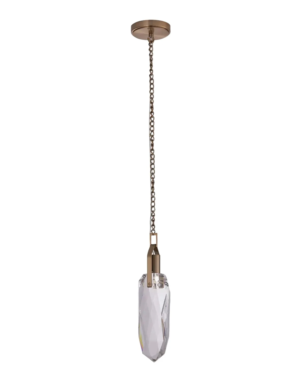Kalco Lighting Diamante 1-Light Crystal Pendant, 5"
