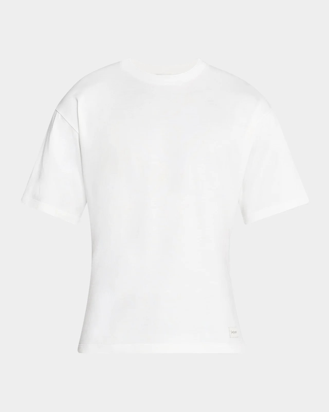 Saint Laurent Men's T-Shirt with Logo Patch