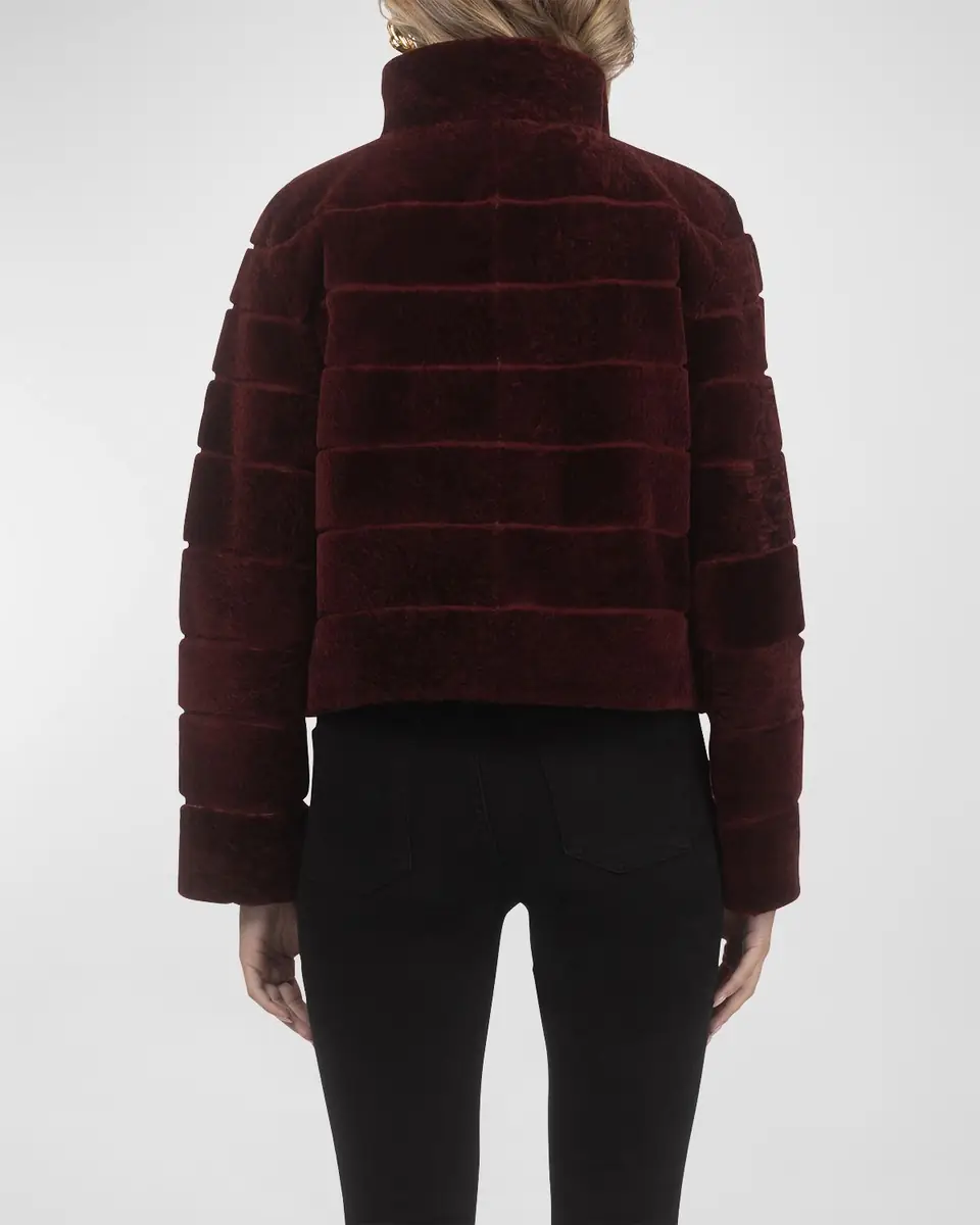 Gorski Reversible Textured Lamb Shearling Jacket | Thumbnail 2