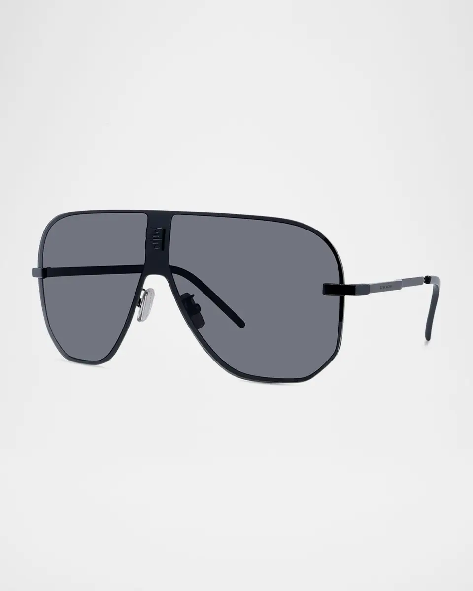 Givenchy Men's 4Gem Metal Shield Sunglasses | Thumbnail 2 Givenchy Men's 4Gem Metal Shield Sunglasses | Thumbnail 2