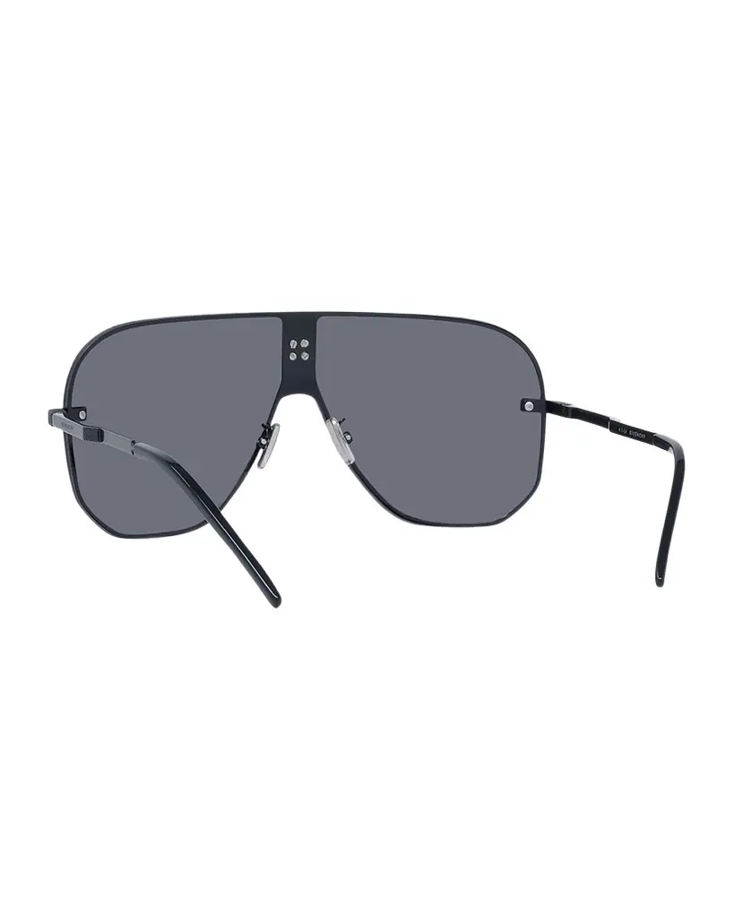 Givenchy Men 's 4Gem Metal Shield Sunglasses | Image 1 Givenchy Men 's 4Gem Metal Shield Sunglasses | Image 1