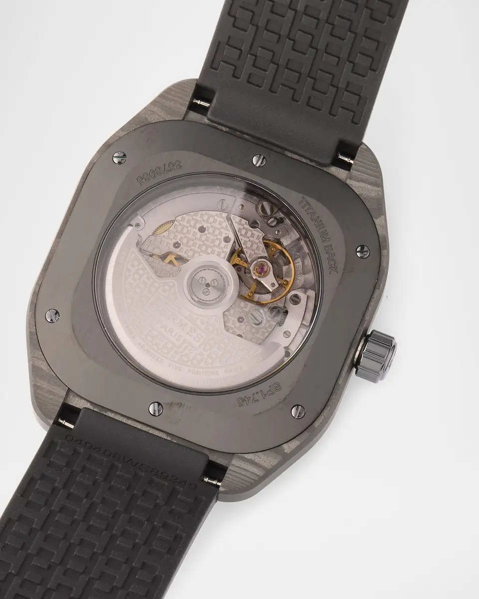 HERMÈS Hermès H08 Black Rubber Watch, 42 mm | Thumbnail 4 HERMÈS Hermès H08 Black Rubber Watch, 42 mm | Thumbnail 4