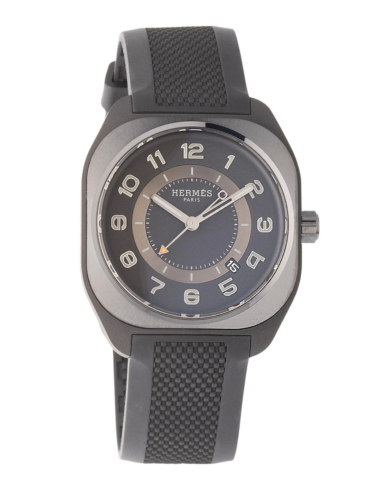 Hermès H08 Black Rubber Watch, 42 mm Hermès H08 Black Rubber Watch, 42 mm