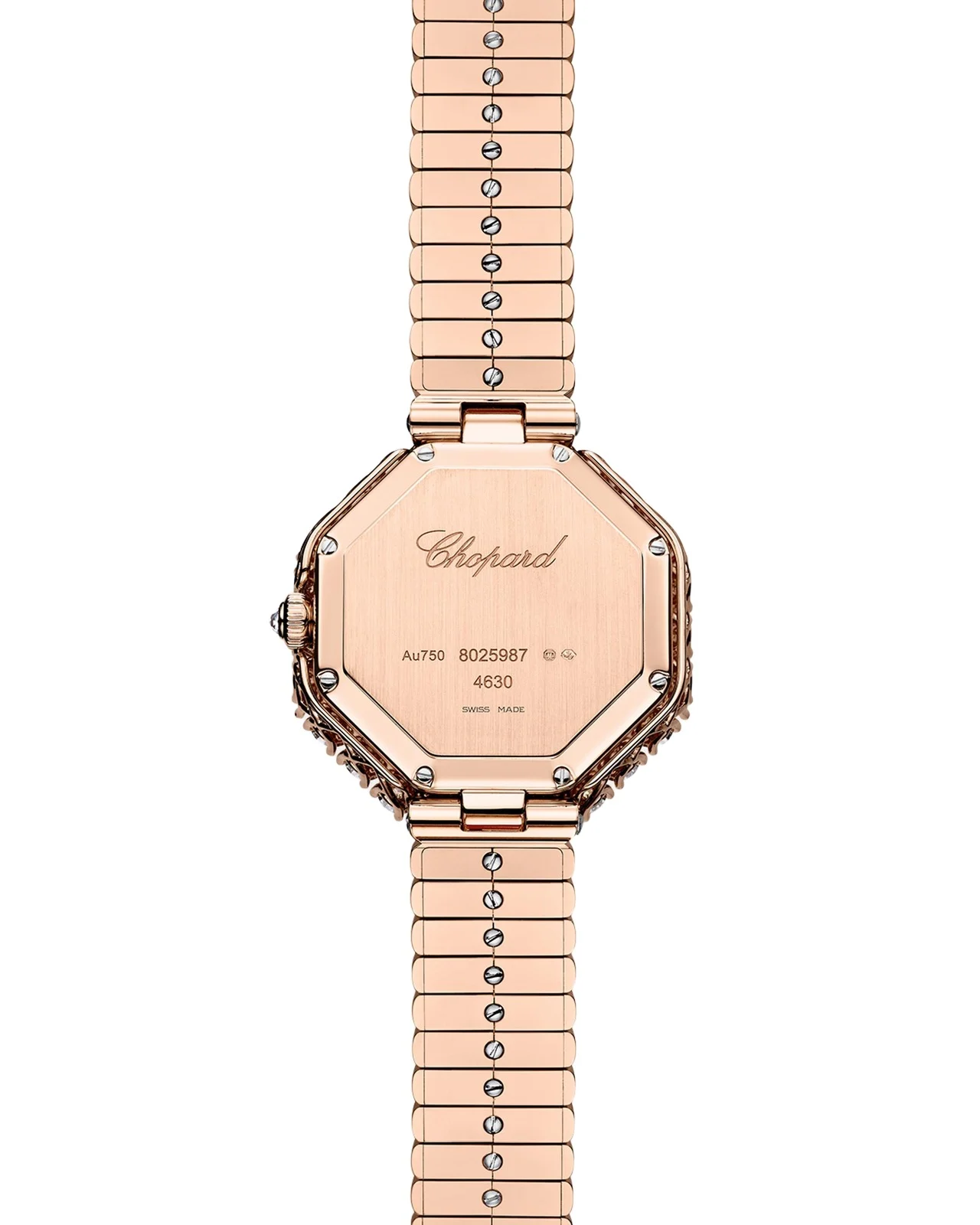 32mm L 'Heure du Diamant Octagonal 18K Rose Gold Watch 32mm L 'Heure du Diamant Octagonal 18K Rose Gold Watch