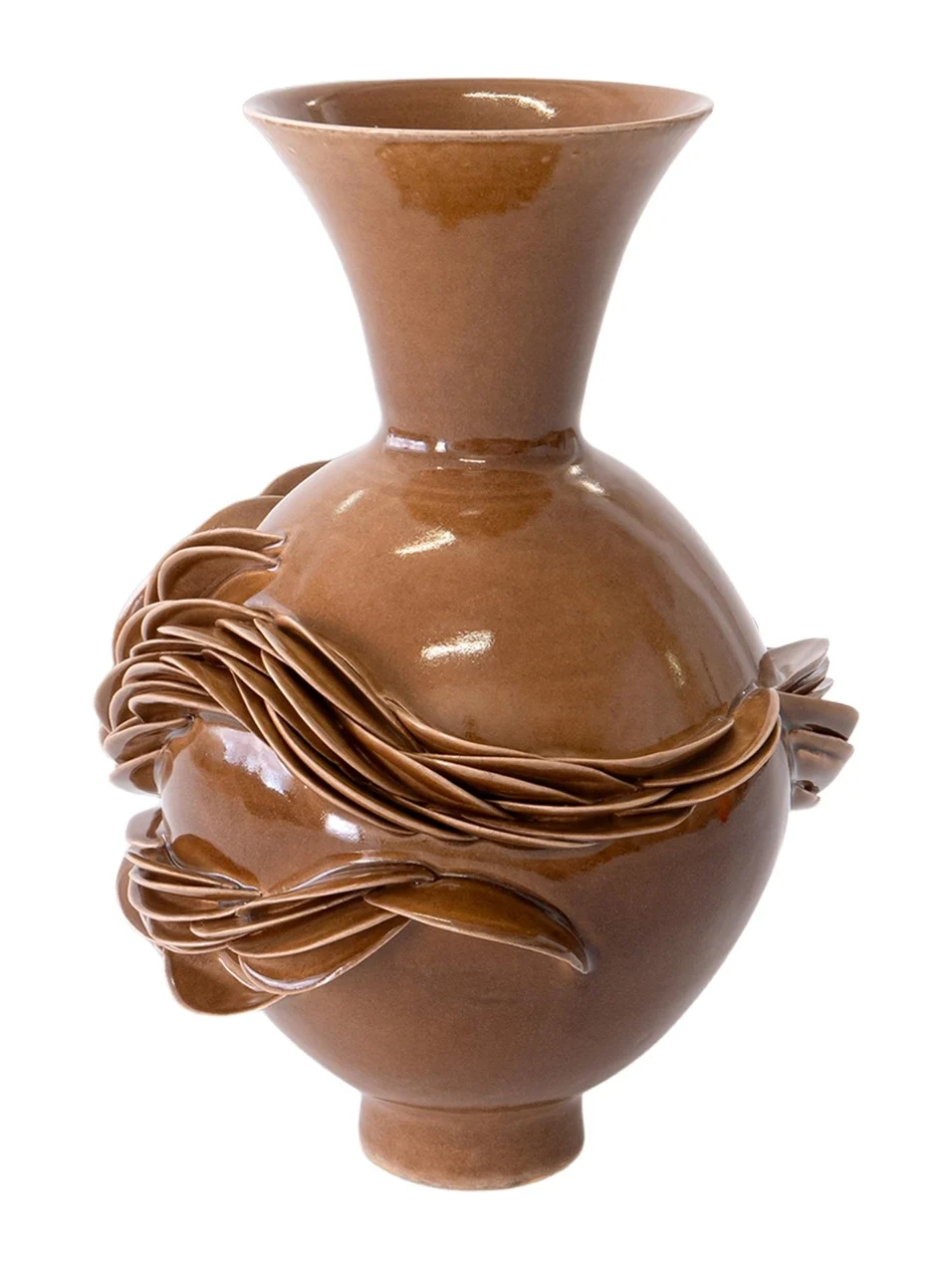 LORENE CAVAGNA CERAMIQUE Topiaire Stoneware Vase, 13"