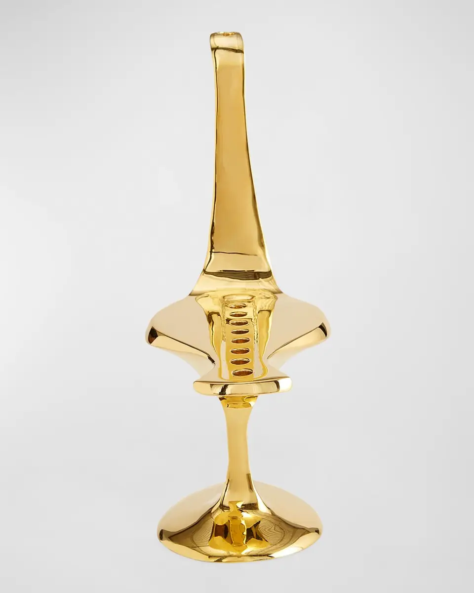 Jonathan Adler Brass Bird Hanukkah Menorah | Thumbnail 2