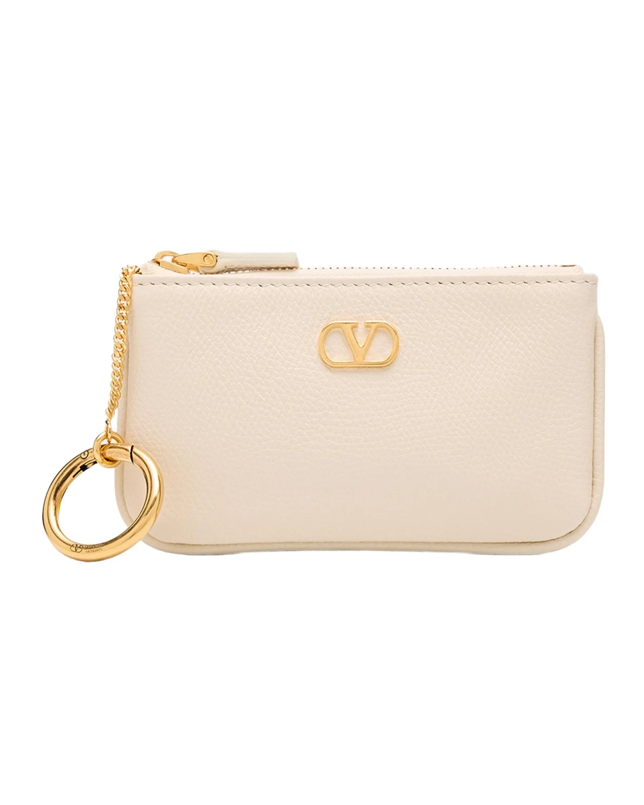 Valentino Garavani VLOGO Signature Leather Card Holder