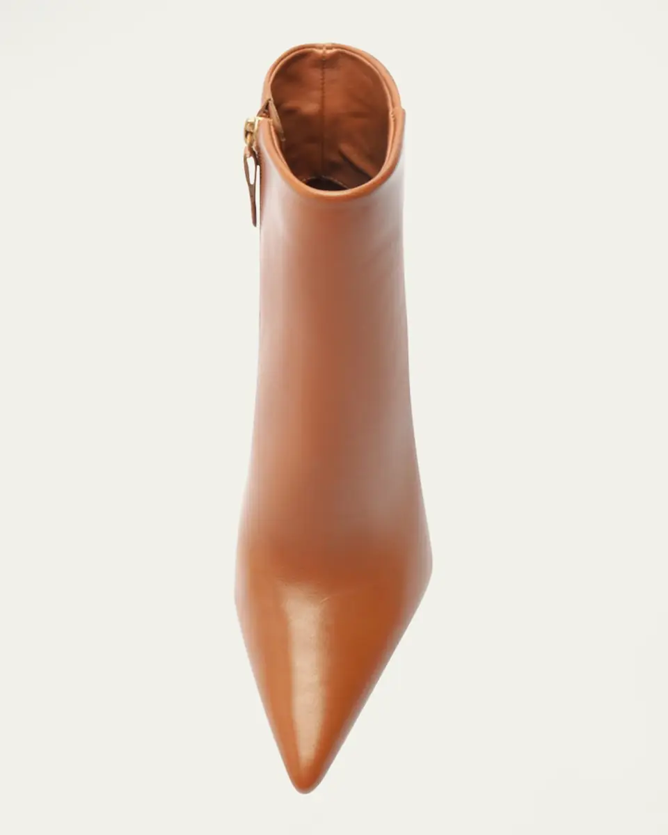 Schutz Mikki Leather Stiletto Zip Booties | Thumbnail 4 Schutz Mikki Leather Stiletto Zip Booties | Thumbnail 4