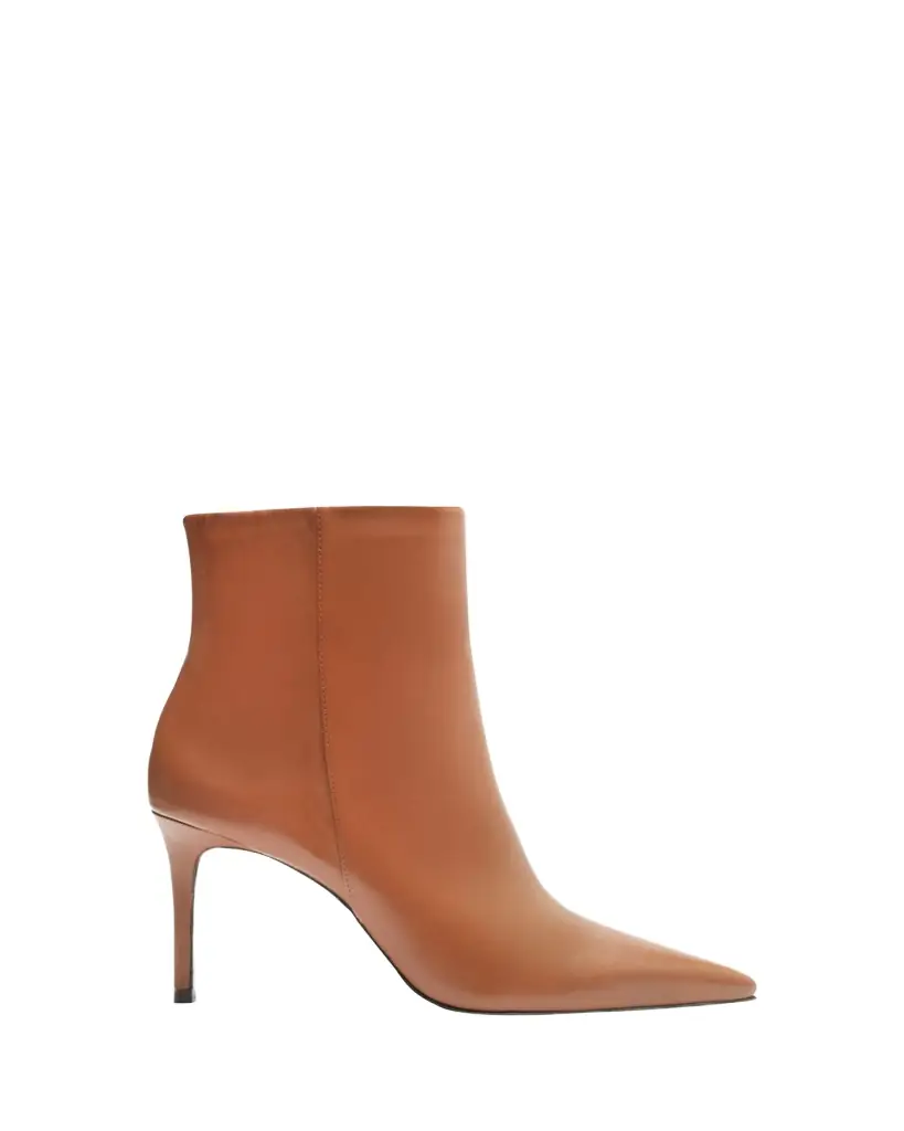 Schutz Mikki Leather Stiletto Zip Booties | Image 1 Schutz Mikki Leather Stiletto Zip Booties | Image 1