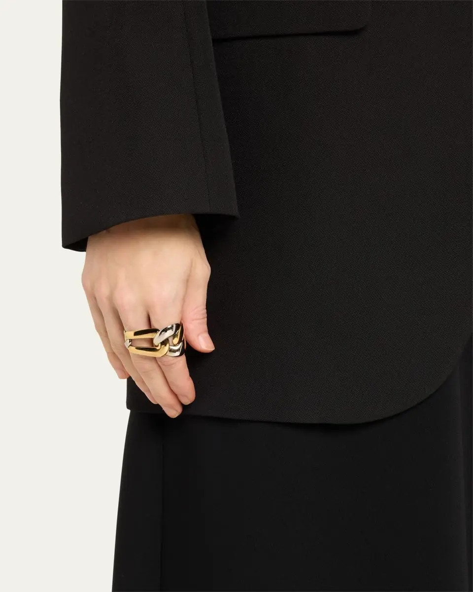 Alexander McQueen Double Chain Ring | Thumbnail 3