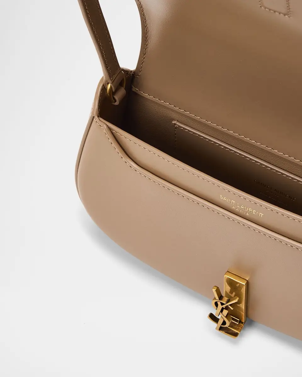 Saint Laurent Voltaire Mini YSL Flap Leather Shoulder Bag | Thumbnail 3 Saint Laurent Voltaire Mini YSL Flap Leather Shoulder Bag | Thumbnail 3