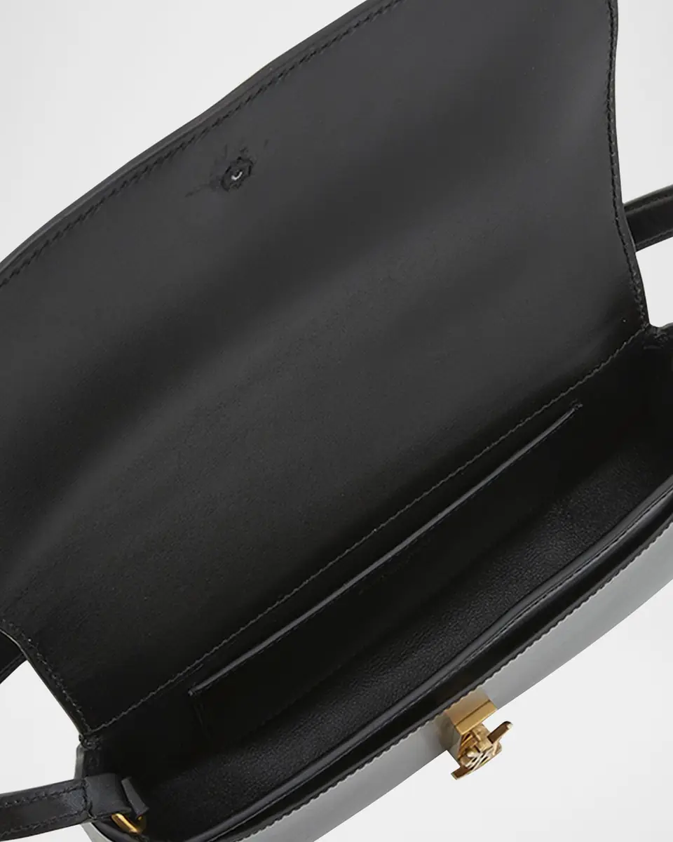 Saint Laurent Voltaire Mini YSL Flap Leather Shoulder Bag | Thumbnail 9 Saint Laurent Voltaire Mini YSL Flap Leather Shoulder Bag | Thumbnail 9