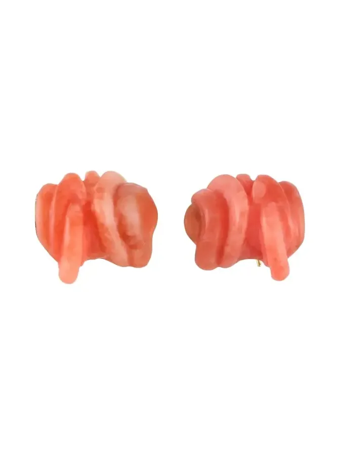 Completedworks Clash Sterling Silver Bio-Resin Post Earrings